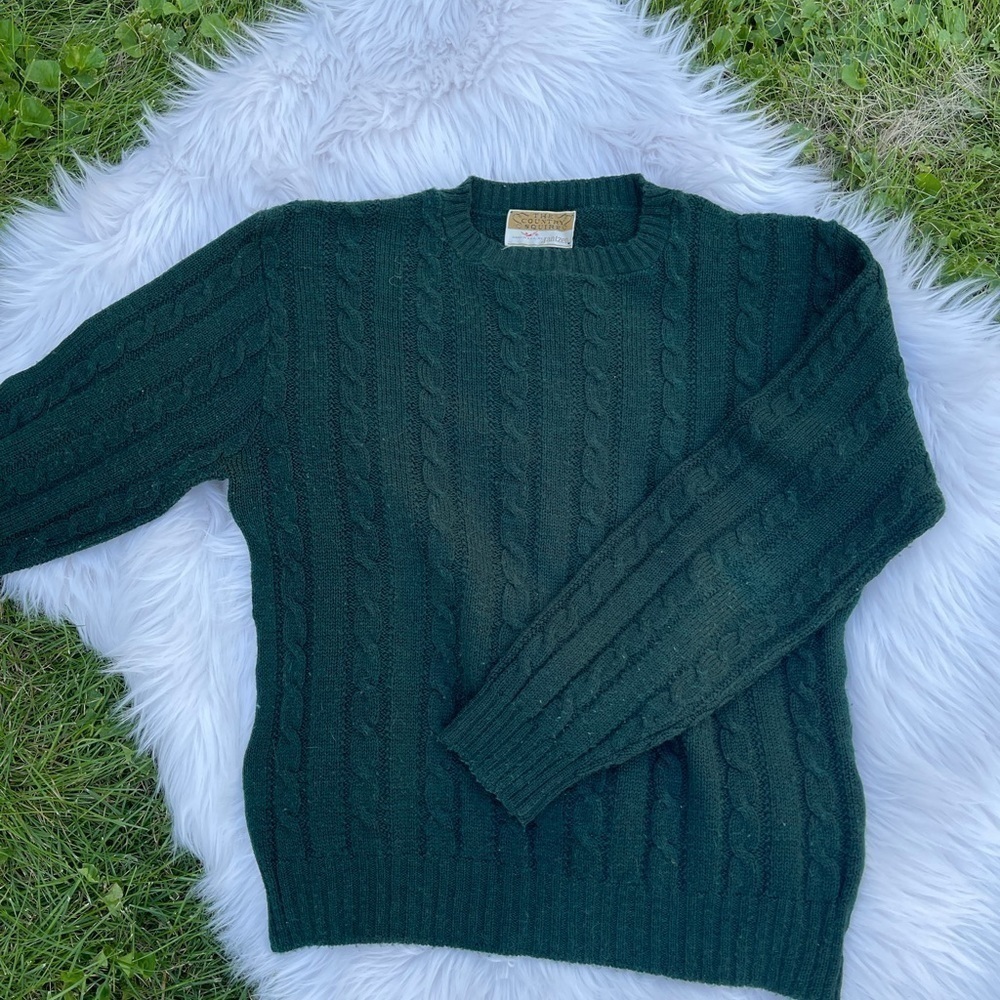 Vintage The County Squire cable knit sweater​​​​​​​​​​​​​